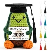 Class of 2026 Graduation Gifts for High School College Students, Avocado Crochet Grad Gift for He...