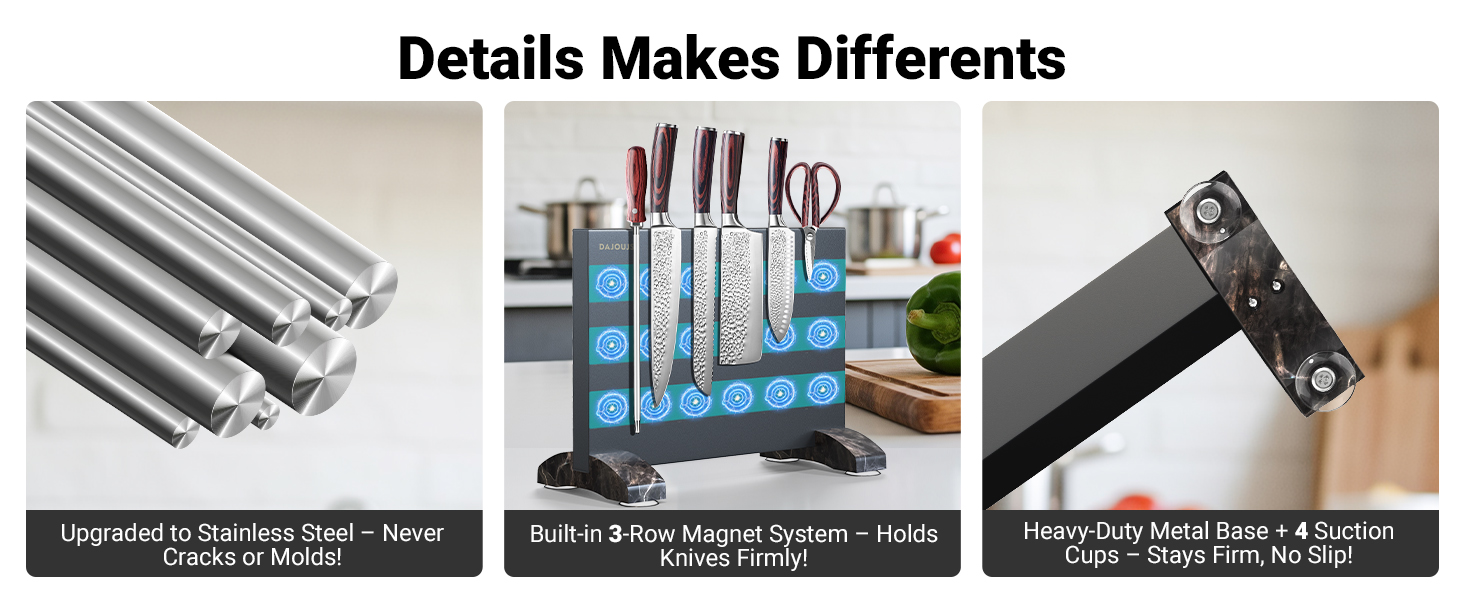 magnetic knife block