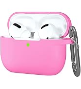 Night-Glow AirPods Pro Case Cover, Hamile Silicone Cases with Keychain Accessories for Apple Airp...