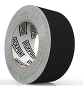 Lockport Black Gaffers Tape 45 Yards x 2 inch - Black Gaff Tape - No Residue, Water Resistant, No...