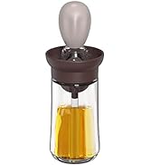 TINMIX Oil Dispenser with Brush - Glass Olive Oil Dispenser for Kitchen, 2 IN 1 Oil Dispenser Bot...