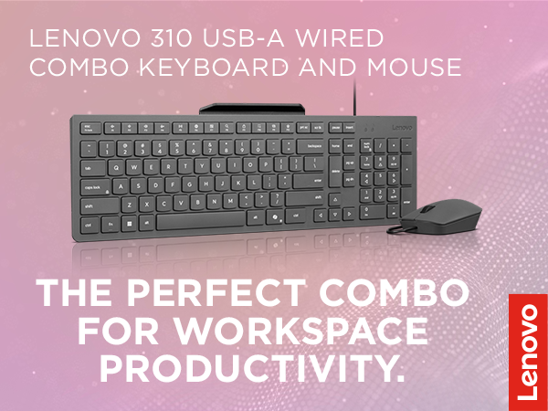 Lenovo 310 USB-A Wired Combo