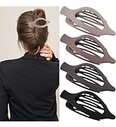 ATODEN Flat Hair Claw Clips for Thick and Thin Hair - Large Alligator Clips, Duck Billed Barrette...