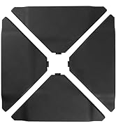 Abba Patio Umbrella Offset Base Stand 4PCS, Cantilever Umbrella, Light-Duty Square Stand, Sand Fi...