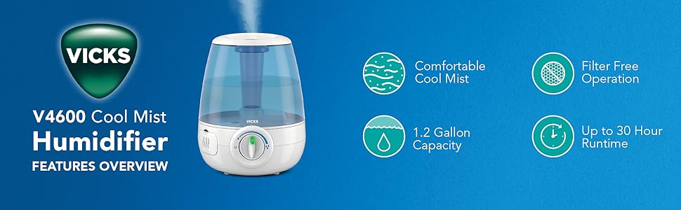 v46000 cool mist humidifier