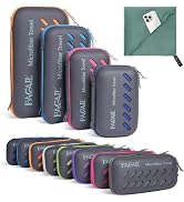BAGAIL Camping Towel with EVA Case, Compact & Ultra Soft Microfiber Travel Towel - Super Absorben...