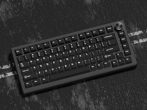 black keycaps
