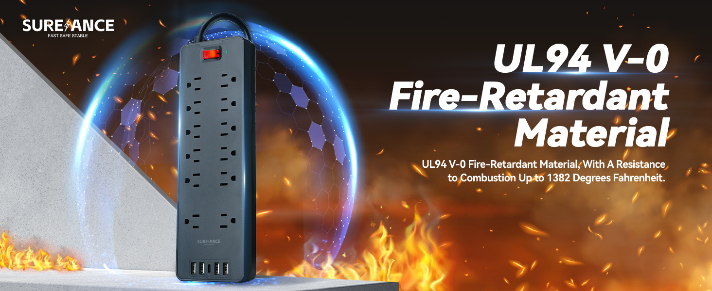 Power strip surge protector