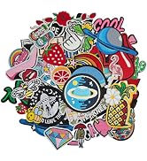 40Pcs Iron on Patches Variety Pack for Clothes, Tote Bags, Hats, Backpacks | Embroidered Polyeste...