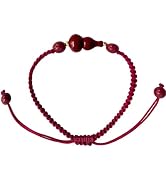 yautja Feng Shui Lucky Red String Bracelets Chinese Traditional Handmade Braided Adjustable Red R...
