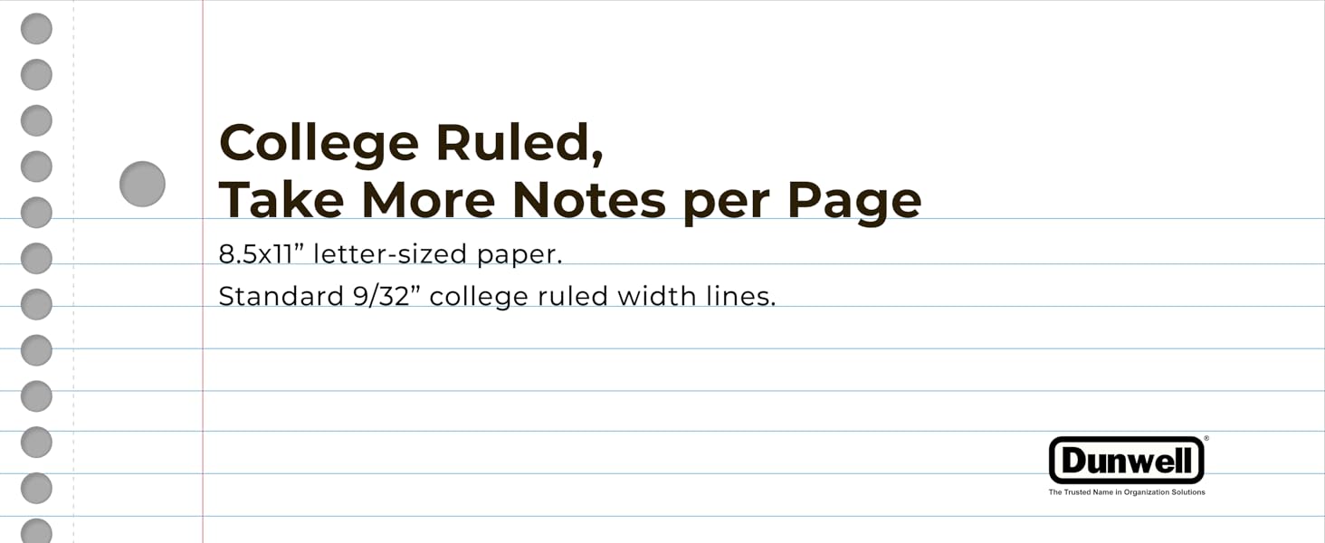 college ruled notebook 3 subject 3sub, lined line paper school office work professional