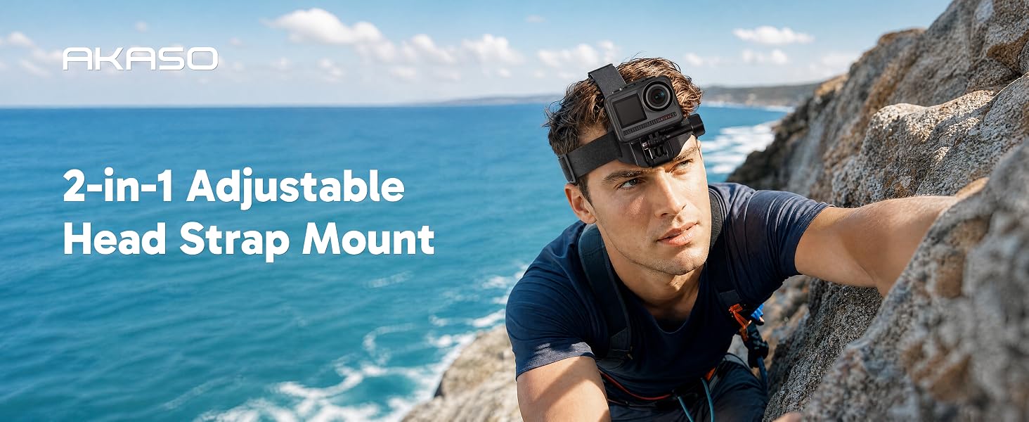 AKASO Head Strap Mount