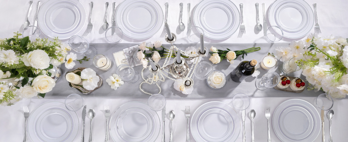 Wedding plates set
