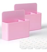 noonebutyou 2 Pcs Magnetic Marker Holder Dry Erase Marker Holder Wall Mount Self Adhesive Pen Hol...