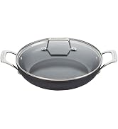 Le Creuset Essential Non-stick Ceramic Shallow Braiser with Glass Lid, 3.5 qt.?