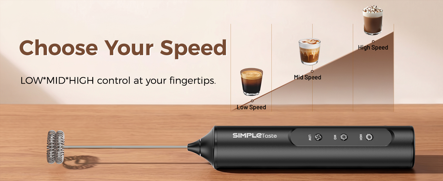 3 speeds
