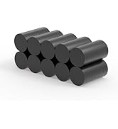 Ant Mag Magnets for Crafts Round Black Industrial Ceramic Magnets for DIY Projects Fridge Whitebo...