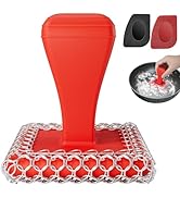 TOPULORS Cast Iron Scrubber & Scraper Kit - 316 Stainless Steel Cast Iron Cleaner - Chainmail Scr...
