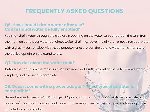 water flosser