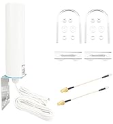 Boobrie 4G 5G LTE Antenna High Gain 10dBi Outdoor WiFi Antenna 698-2700 3300-3800MHZ Omni-Directi...