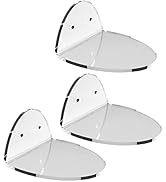 evron Acrylic Floating Shelves for Wall Decor (Clear, S4.61 T)