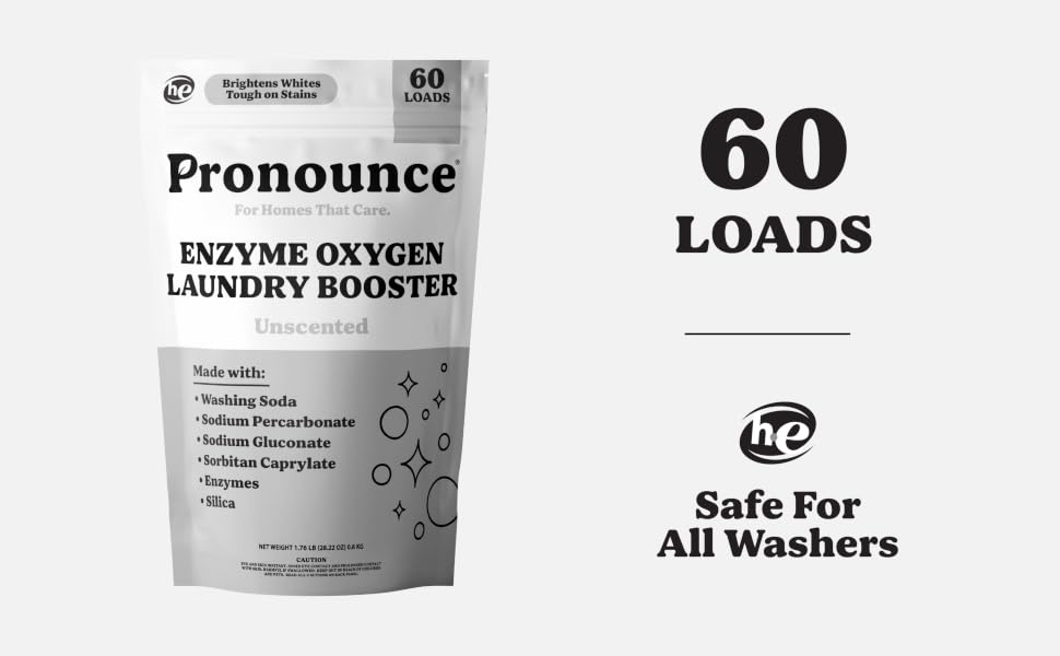 enzyme oxygen laundry booster