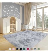 Mugorn 4x6 Rugs for Living Room, Large Fluffy Area Rugs for Bedroom, Soft Carpet Shag Kids Rug wi...