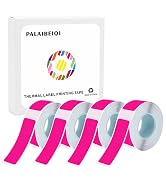 Rose Pink 14 X 40mm Tear-Resistant Thermal Label 640pcs