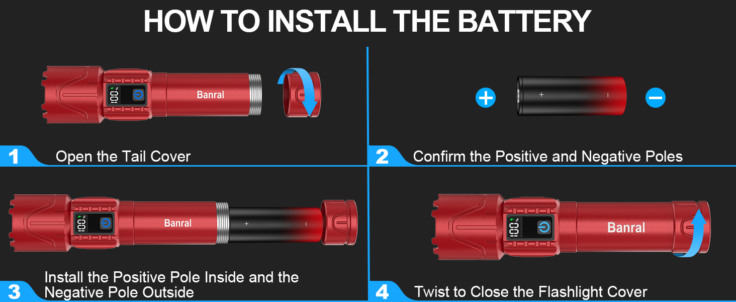 HOW TO INSTALL THE BATTERY