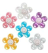 ATESSON 6 Pack Fidget Spinner Glitter Liquid Fidget Toys for Stress Relief Anxiety ADHD Autism Bo...