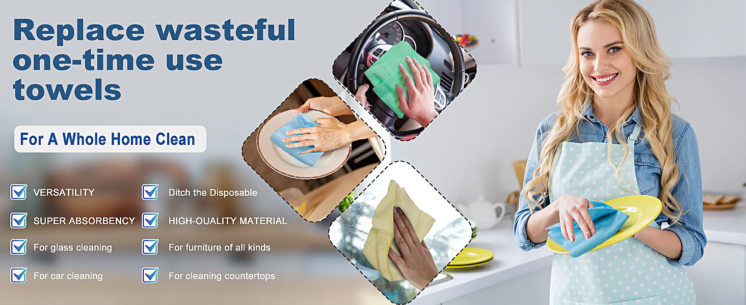 Edgeless Microfiber clean cloth