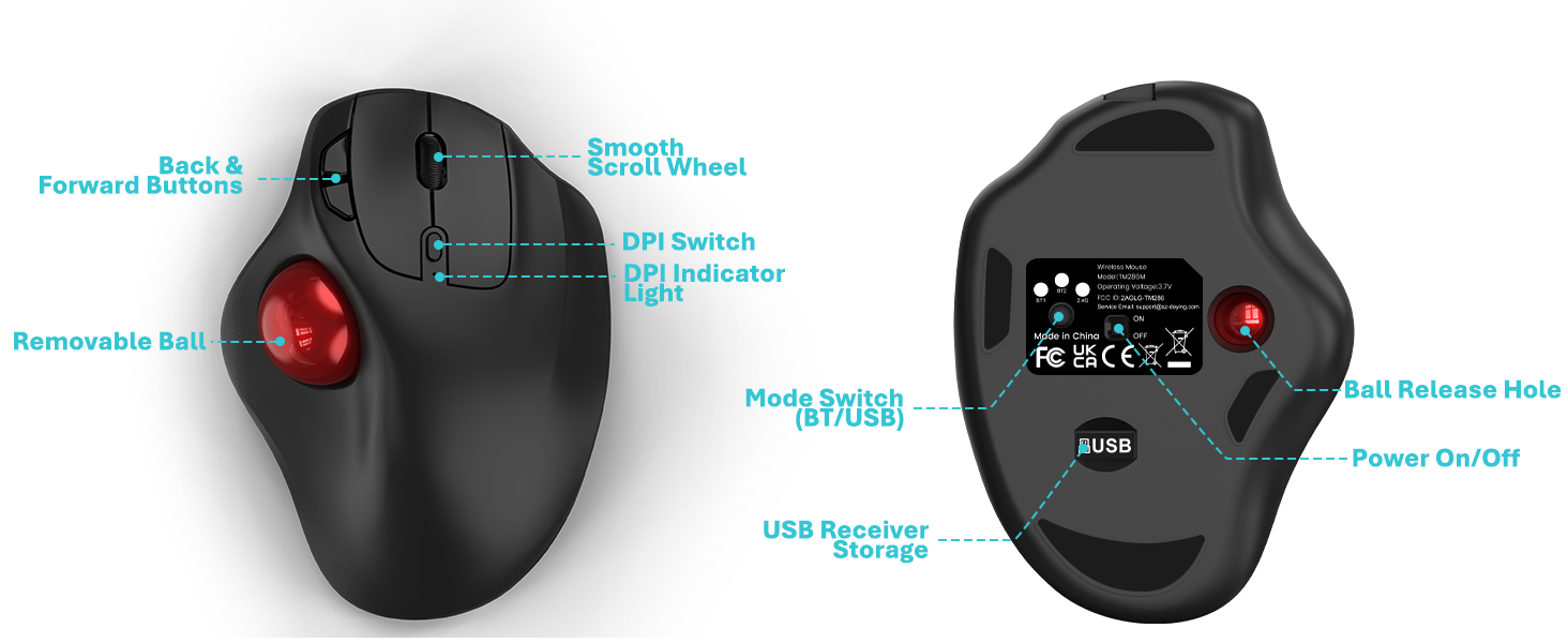 trackball mouse wireless