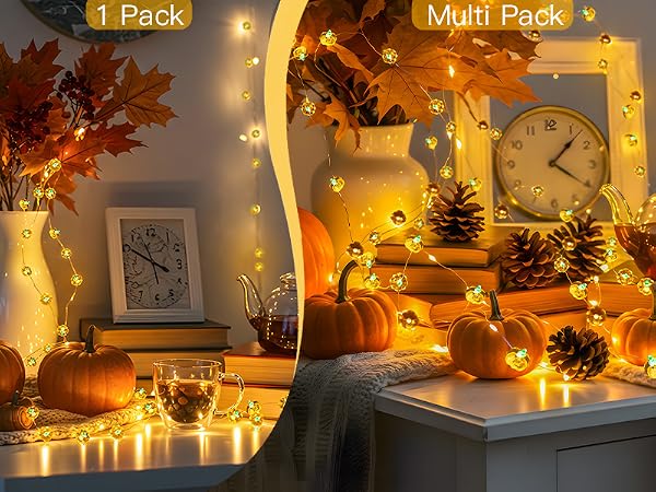 pumpkin lights battery operated