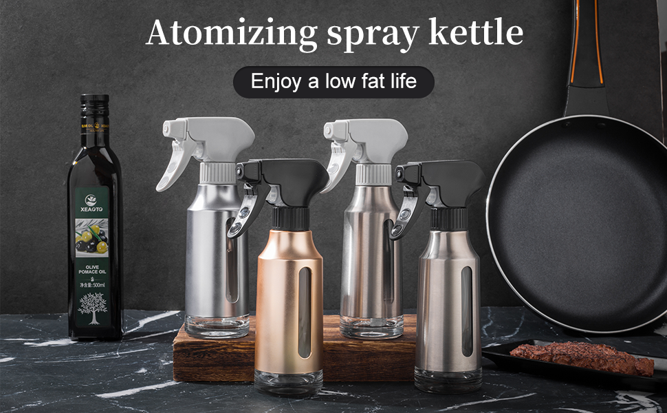 We have 2materials of the oil dispenser- ABS frosted + pp material /Stainless steel material