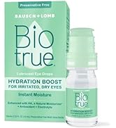 Biotrue Hydration Boost Eye Drops, Preservative Free, Soft Contact Lens Friendly for Irritated an...