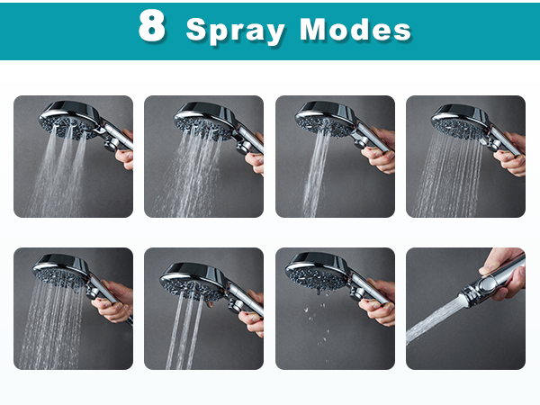 shower head with hose