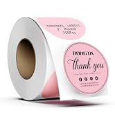 Rongta 2 Inch Circle Thermal Labels | Self-Adhesive Round Direct Thermal Sticker Label for Small ...