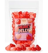 Valentines Day Candy – Jelly Hearts – 11 oz Bag of Cherry, Strawberry & Watermelon – Heart Shaped...