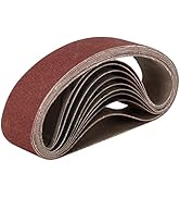 Mini Belt Sander Sanding Belt 10Pcs Pack 1.2-Inch x 13-Inch 600 Grit Aluminum Oxide Sander Belt