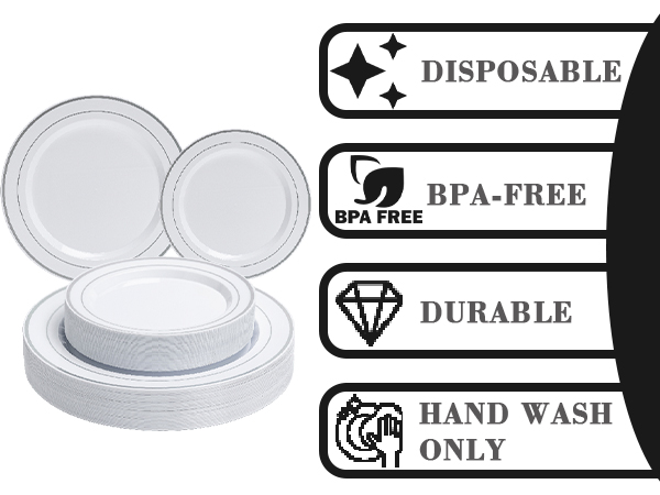 plastic plates sets