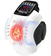 DEITY Knee Massager Smart with Heat, Vibration, 3D Massage, Red Light, 4-in-1, Cordless Portable ...