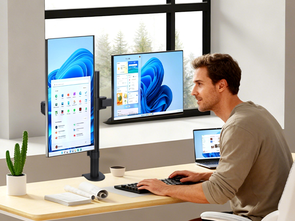 dual monitor mount