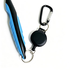 blue golf brush