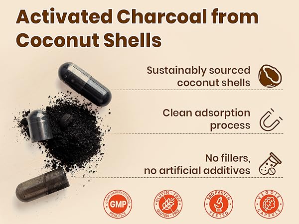 charcoal pills for stomach