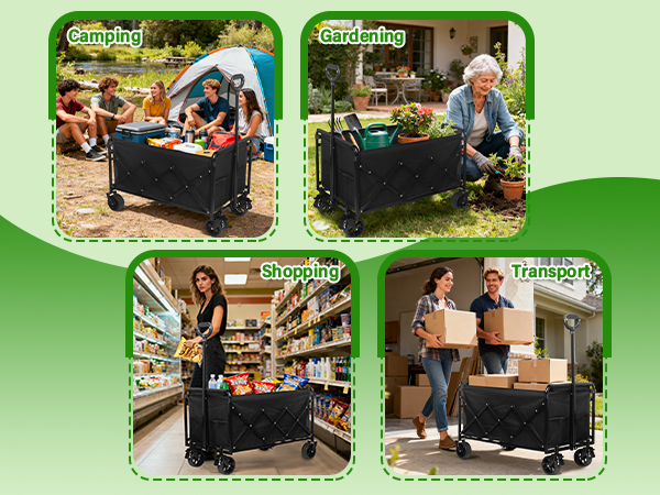 collapsible wagon cart