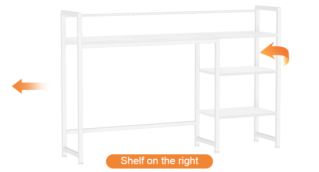 Shelf on the right