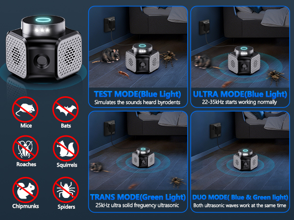 outdoor rodent repellent ultrasonic