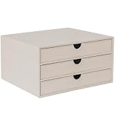 UnionBasic Document Organizer, 3-Drawer File Cabinet Document Storage Box, Office Desktop Filing ...