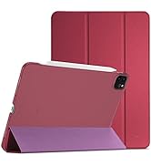 ProCase iPad Pro 11 Inch Case 2022 / 2021 / 2020 / 2018, Slim Stand Hard Back Shell Smart Cover f...