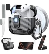 Maxjoy for AirPods 4 Protective Case 2024, AirPods 4th Generation Protective Case with Automatic ...